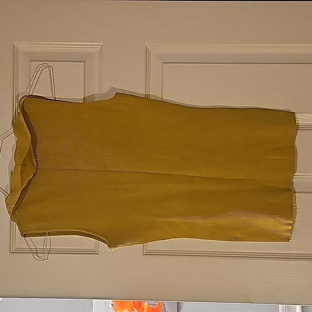 Womens ADRIENNE VITTADINI Sleeveless Sweater. Lime Green. Size Large. - Picture 5 of 8